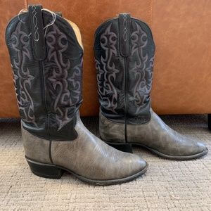Tony Lama Mens Leather Cowboy boots Size 8 D